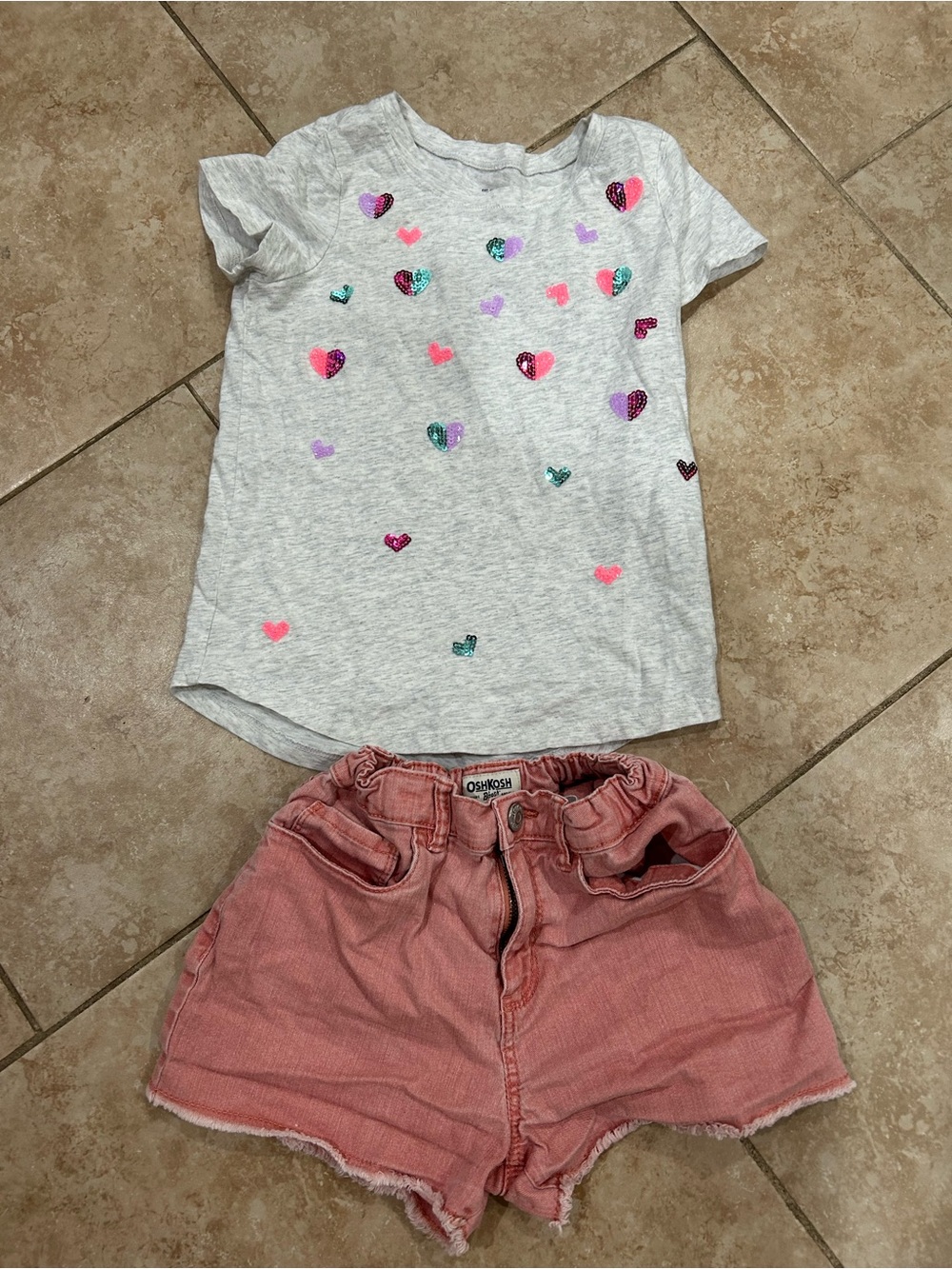 OshKosh B'gosh Pink Corduroy Girls' Shorts